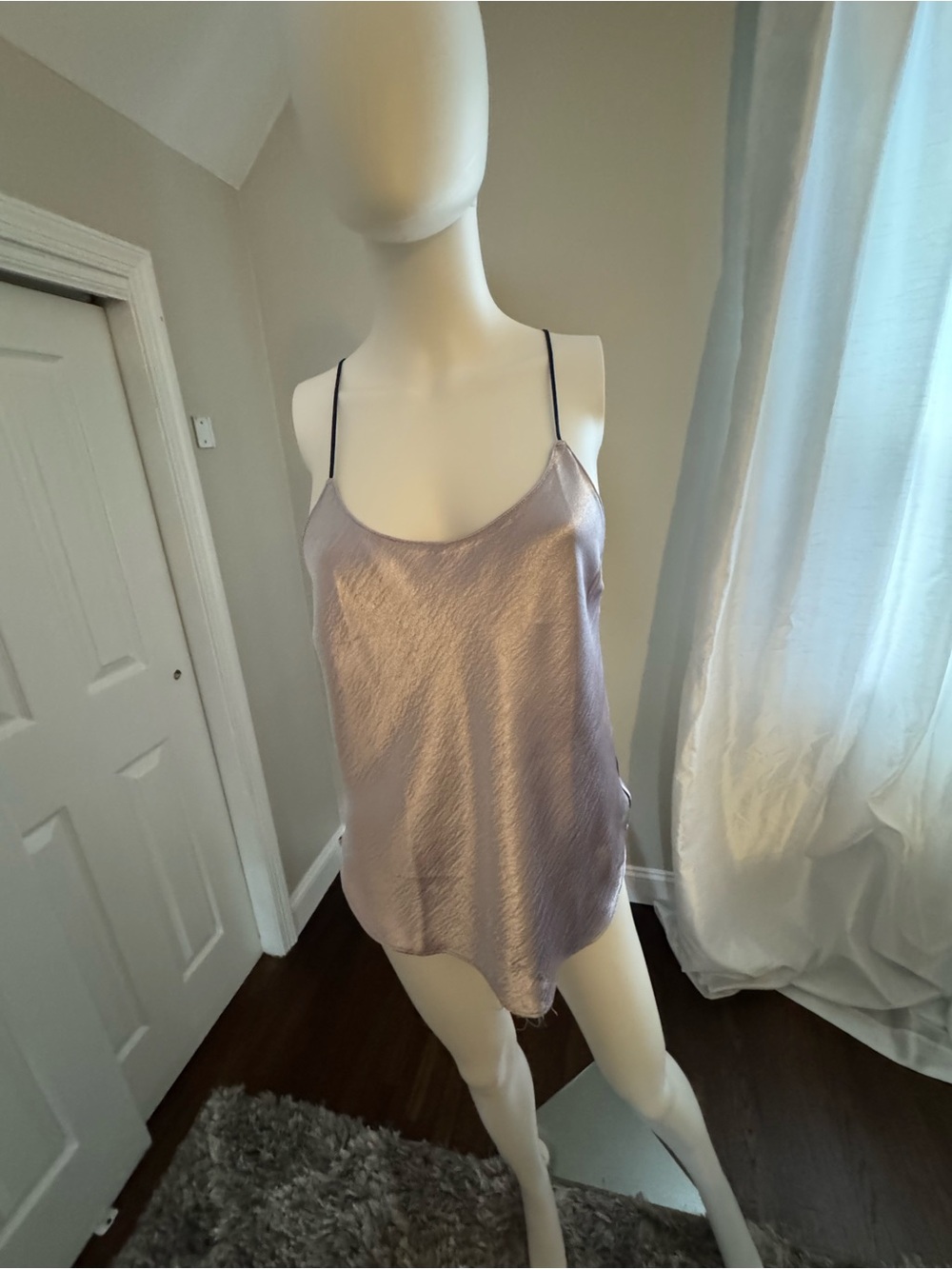 Victoria's Secret Shimmery Lilac Satin Cami